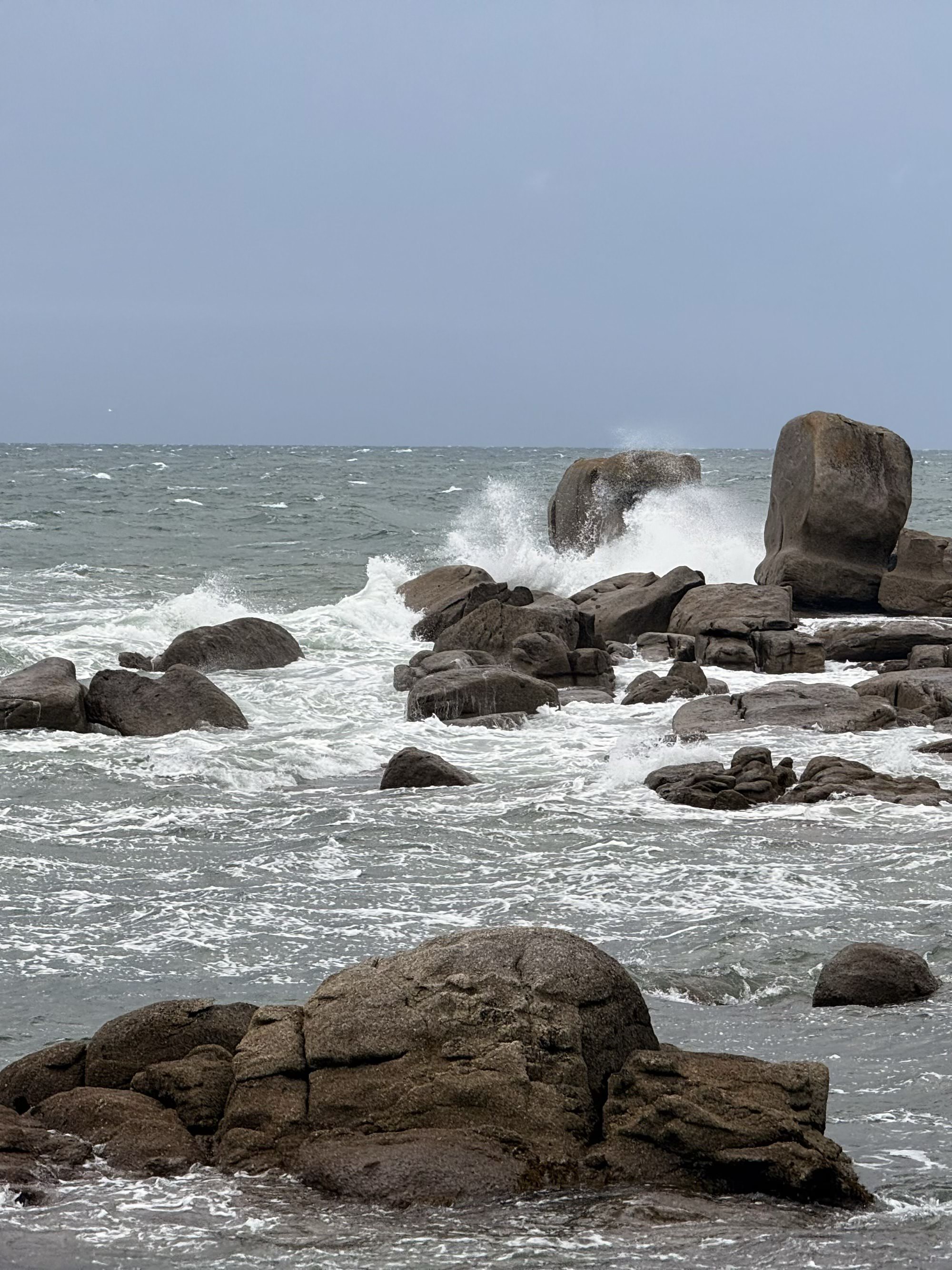 La pointe de la Jument juste avant la pluie