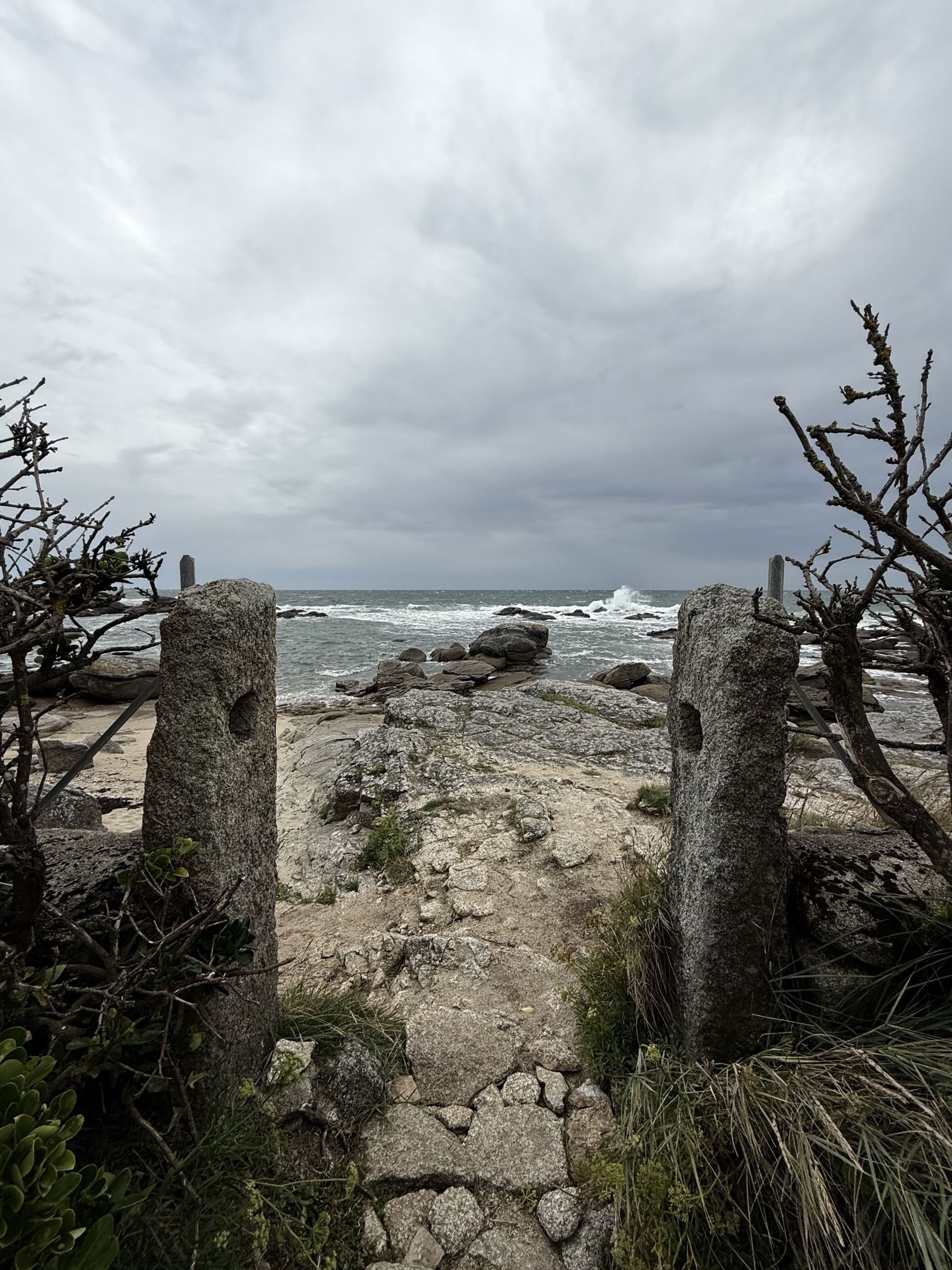 La pointe de la Jument juste avant la pluie