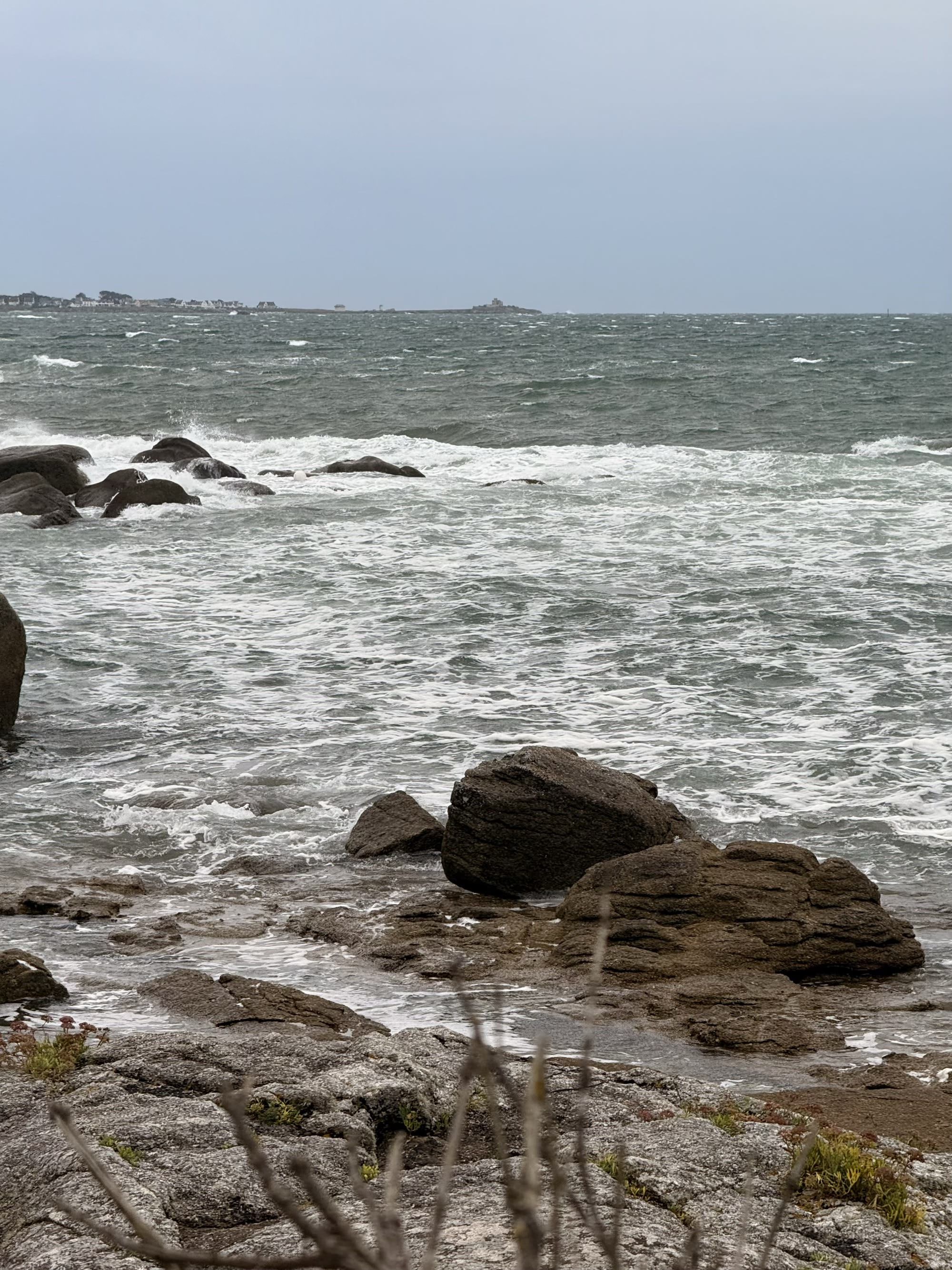 La pointe de la Jument juste avant la pluie