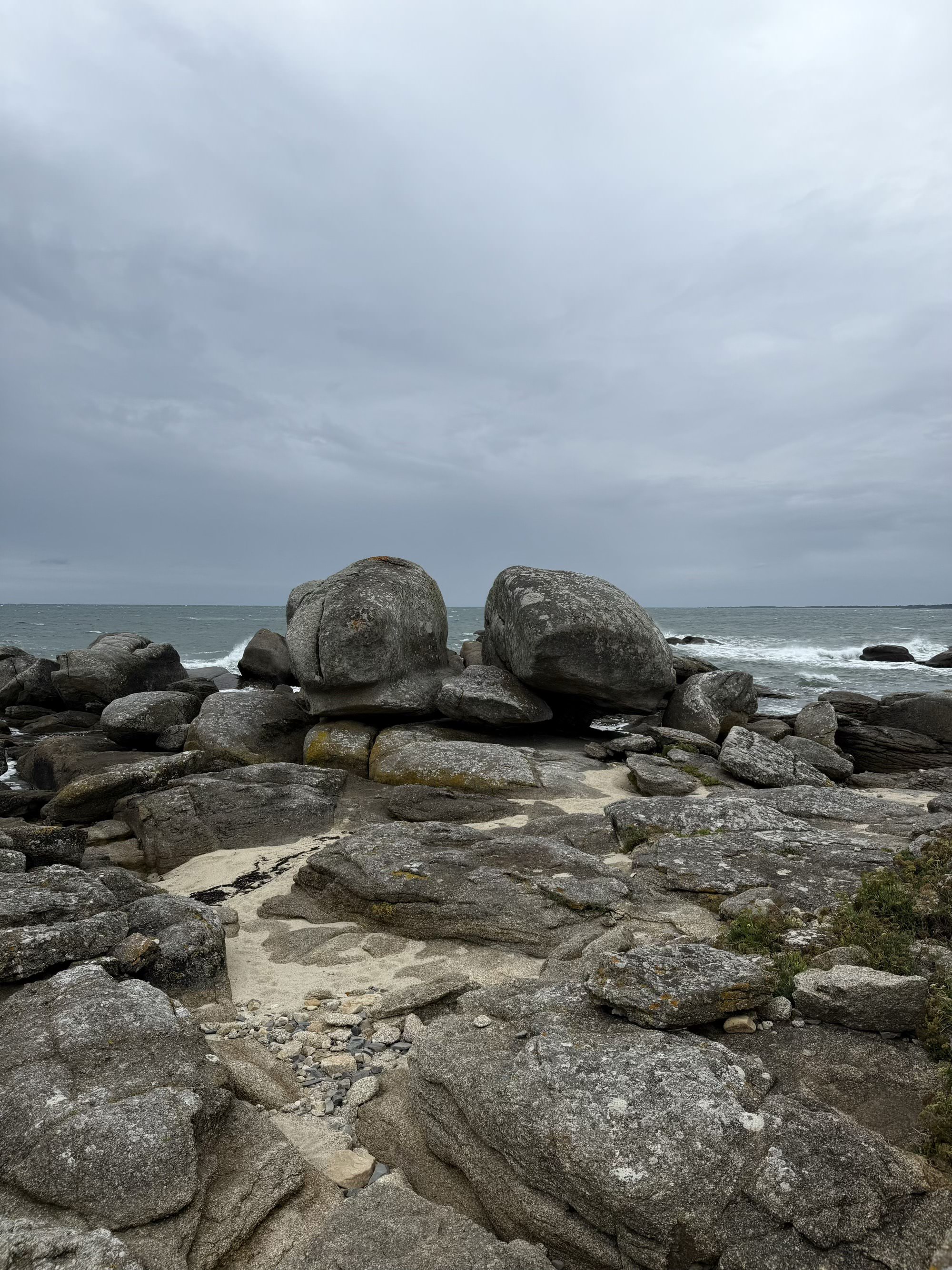 La pointe de la Jument juste avant la pluie