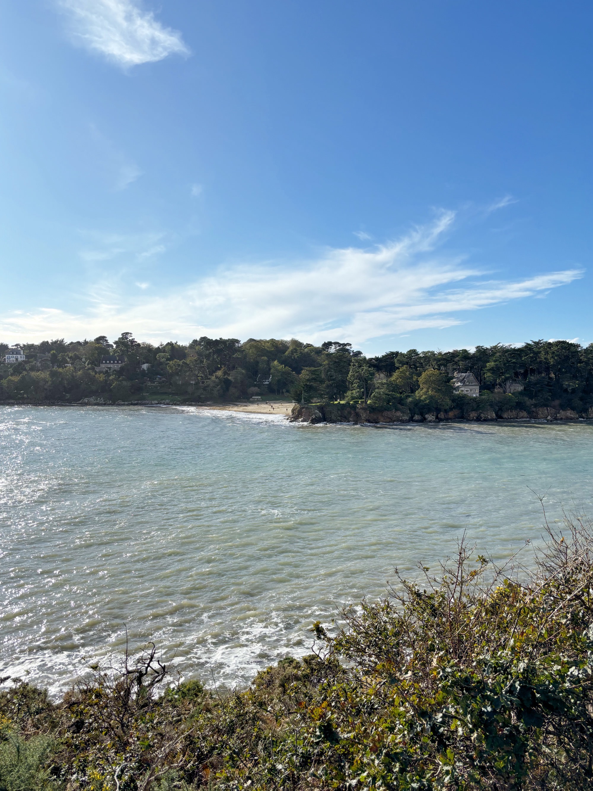 Le sentier côtier face à Port-Manech